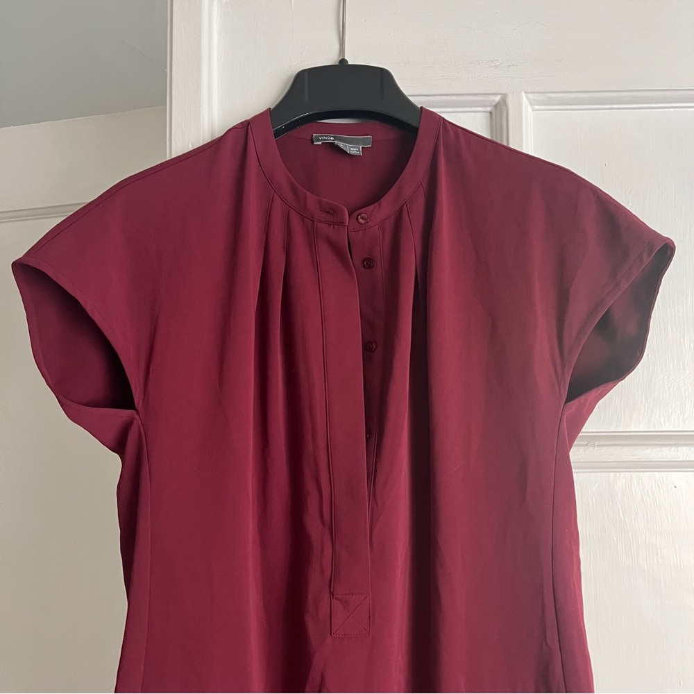 Vince Cranberry Red shift dress - Picture 4 of 15